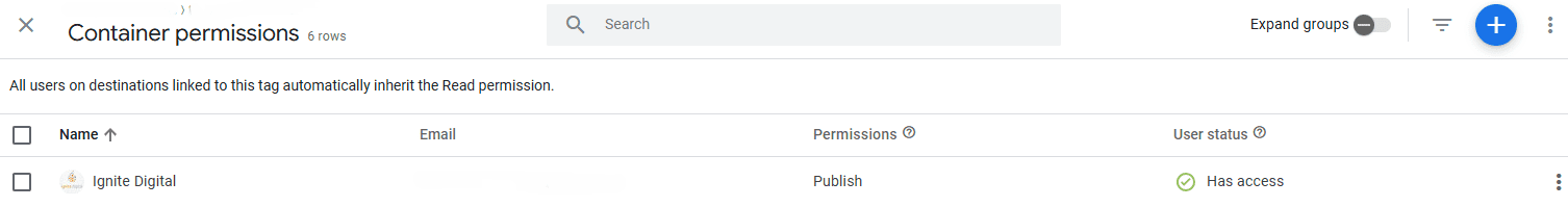 Edit User Access to Container 3 1