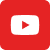 Red square with rounded corners featuring a white play button icon in the center, symbolizing the YouTube logo.